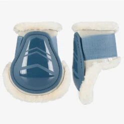 Shop Horze Graz Fetlock Boots In Majolia Blue For Horses -Sabandar Store 1 Horse T Horze Graz Fetlock Boots Majolia Blue 6