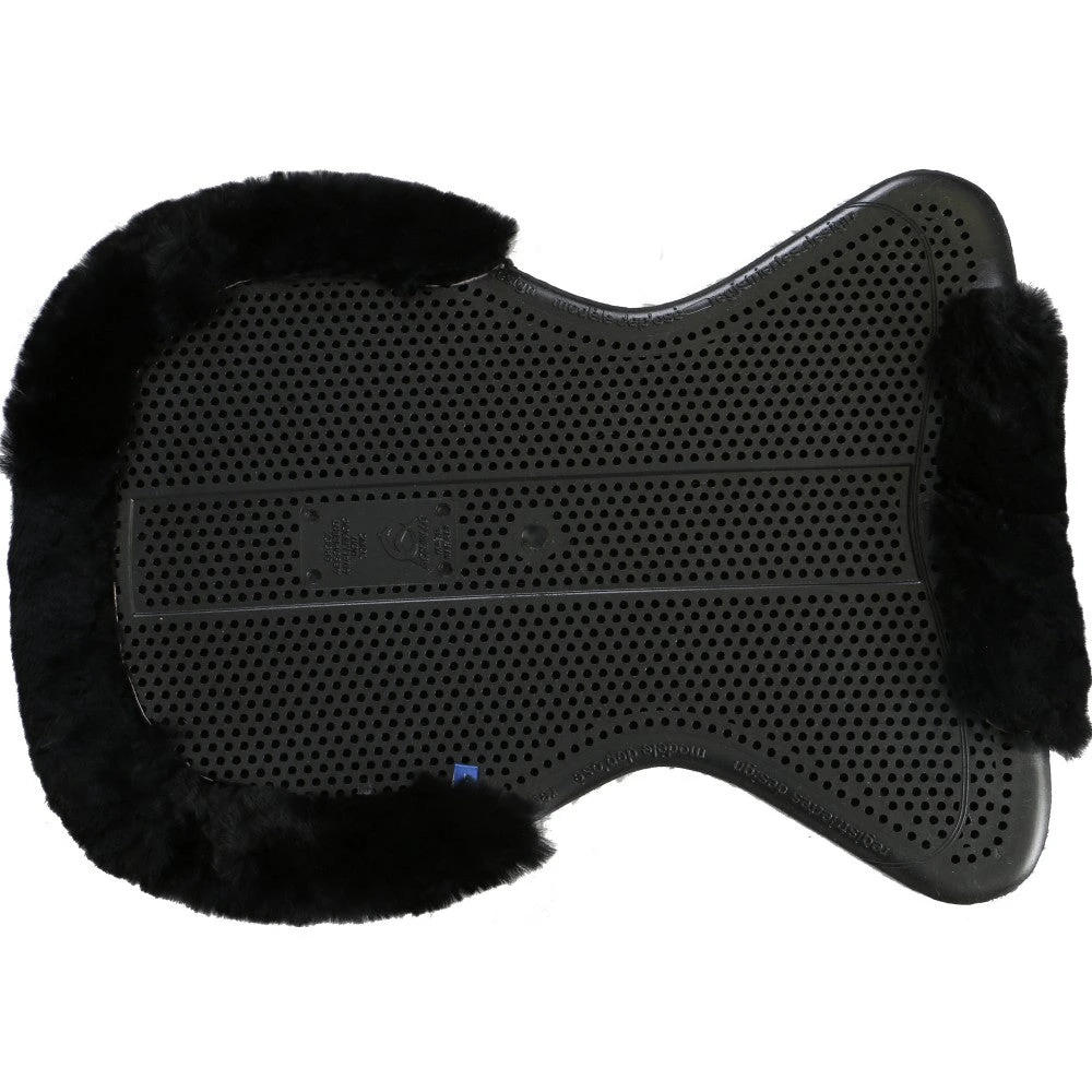 Acavallo Th Gel Cut Out Sheepskin Pad Black Large By Order 3 Acavallo Th Gel Cut Out Sheepskin Pad Black Large By Order