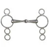 Dutch Gag Snaffle Four Rings Stainless Steel -Sabandar Store Dutch Gag Snaffle Four Rings Stainless Steel
