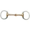Eggbutt Snaffle Thin Copper Mouth Stainless Steel -Sabandar Store Eggbutt Snaffle Thin Copper Mouth Stainless Steel