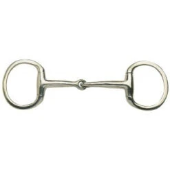 Eggbutt Snaffle Thin Jointed Mouth Stainless Steel