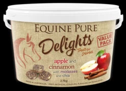 Horse Treat Equine Pure Delights Apple Cinnamon Molasses -Sabandar Store Equine Pure Delights Treat Apple Cinnamon Molasses 3