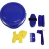 Grooming Kit Bucket Showmaster Blue -Sabandar Store Grooming Kit Bucket Showmaster Blue