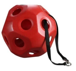 Horse Ball Slow Feed Red Horsemaster -Sabandar Store Horsemaster Slow Feed Ball Red 3