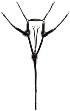 Breastplate 5 Point Leather Jeremy & Lord Brown