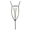 Breastplate Martingale Eventing Elastic Leather Jeremy & Lord Black -Sabandar Store Jeremy Lord Breastplate Martingale Eventing Elastic Leather Black