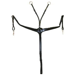 Breastplate Premier Leather Jeremy & Lord Black