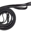Reins Rubber Grip Pvc Loop End Epsom Black & Black Grips -Sabandar Store Pvc Epsom Race Reins Loop End Black Black Grips