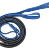 Reins Rubber Grip Pvc Loop End Epsom Royal Blue & Black Grip -Sabandar Store Pvc Epsom Race Reins Loop End Royal Blue Black Grip