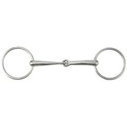 Ring Snaffle Thin Jointed Mouth Stainless Steel