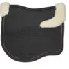Saddlecloth Dressage Estate With Fleece Black Full -Sabandar Store Saddlecloth Dressage Estate With Fleece Black Full