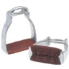Stirrup Irons Stock Oxbows Leather & Aluminium -Sabandar Store Stock Oxbows Leather Aluminium