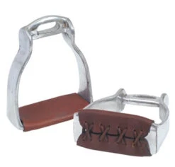 Stirrup Irons Stock Oxbows Leather & Aluminium