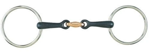 Training Snaffle Loose Ring Sweetiron & Copper Mouth 4 Training Snaffle Loose Ring Sweetiron & Copper Mouth - Image 2