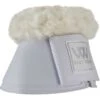 White Woof Pro Sheepskin Collar Bell Boot -Sabandar Store Woof Overreach Pro Boots Sheepskin Collar White
