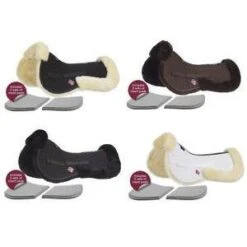 LeMieux Pro-Sorb Lambskin 2 Pocket Half Pad -Sabandar Store lemieux pro sorb lambskin 2 pocket half pad southern sport horses 4