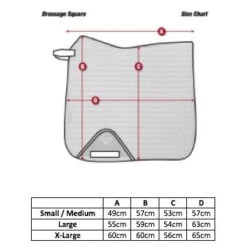 LeMieux ProSorb Plain Dressage Square -Sabandar Store lemieux prosorb plain dressage square southern sport horses 6