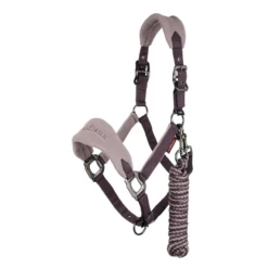 LeMieux Vogue Headcollar With Leadrope - Fleece Material -Sabandar Store lemieux vogue fleece headcollar with leadrope headcollar 16 4966a264 9f31 4ce9 b922 81b25e4854f7