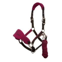 LeMieux Vogue Headcollar With Leadrope - Fleece Material -Sabandar Store lemieux vogue fleece headcollar with leadrope headcollar 5 a69ef9b4 23c6 4087 b5d2 72fc6f22a2d5