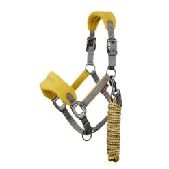 LeMieux Vogue Headcollar With Leadrope - Fleece Material -Sabandar Store lm vogueheadcollar dijon hr d4e95091 41b9 4228 96de 88b337fa4365