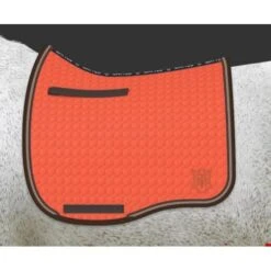 Mattes Eurofit Dressage Plain - Orange -Sabandar Store mattes eurofit dressage plain orange trailrace equestrian outfitters 3