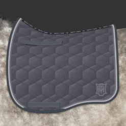 Mattes Eurofit Dressage Plain Velvet - Slate
