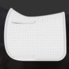 Mattes Square Dressage Plain - White -Sabandar Store mattes square dressage plain white trailrace equestrian outfitters
