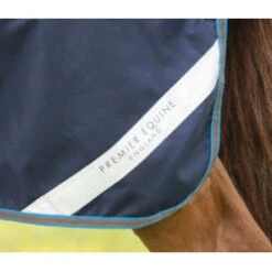 Navy PEI Titan 200g Turnout Rug With Detachable Neck - High-Quality Equestrian Product -Sabandar Store navy pei titan 200g turnout rug with detachable neck high quality equestrian product vivarchie equestrian 7