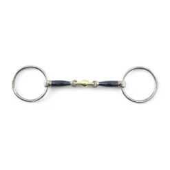 Premier Equine Sweet Iron Loose Ring Snaffle With Brass Alloy Lozenge