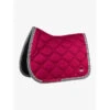 PSOS Jump Saddle Pad Scarlet - "Standing Ovations" -Sabandar Store psos jump saddle pad scarlet standing ovations vivarchie equestrian