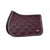PSOS Jump Saddle Pad Wine -â€Commander-in-chiefâ€ -Sabandar Store psos jump saddle pad wine commander in chief vivarchie equestrian
